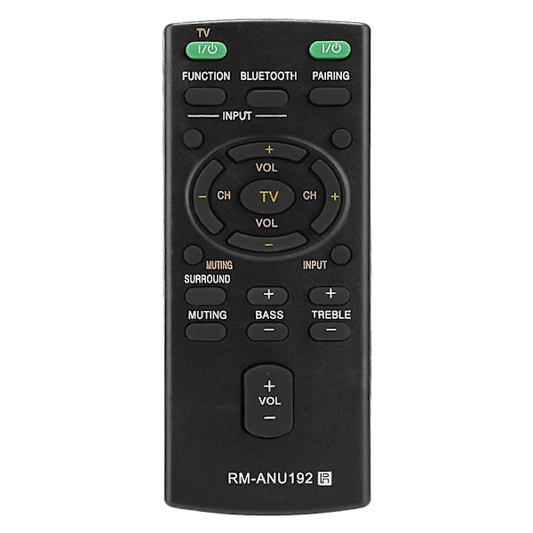 -anu192 Bluetooth-kaiutin Kaukosäädin Sound Bar Sact60bt -wct60 Sswct60 Ht-ct60bt Htct60bt Sa-ct60bt