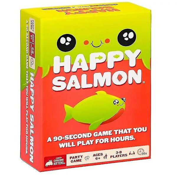 Happy Salmon Familie Genforening Spil Kort
