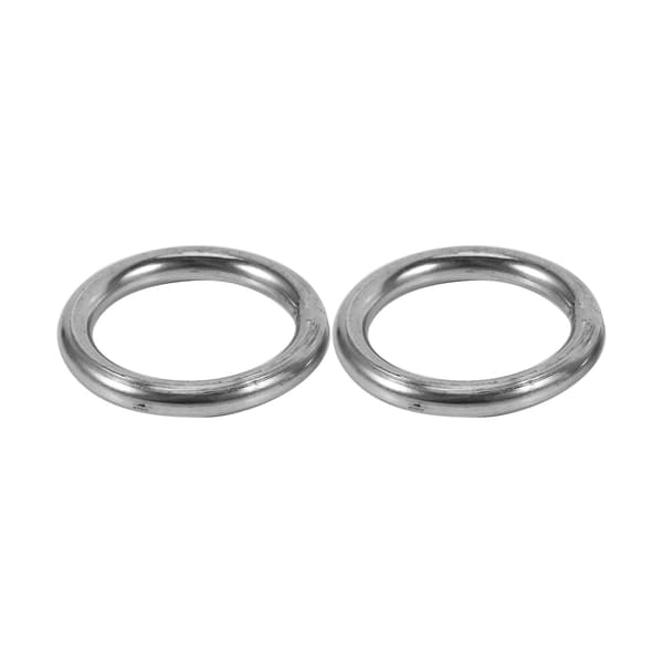 x 30mm Rustfritt Stål Strapping Sveiset Runde O-ringer 10 stk