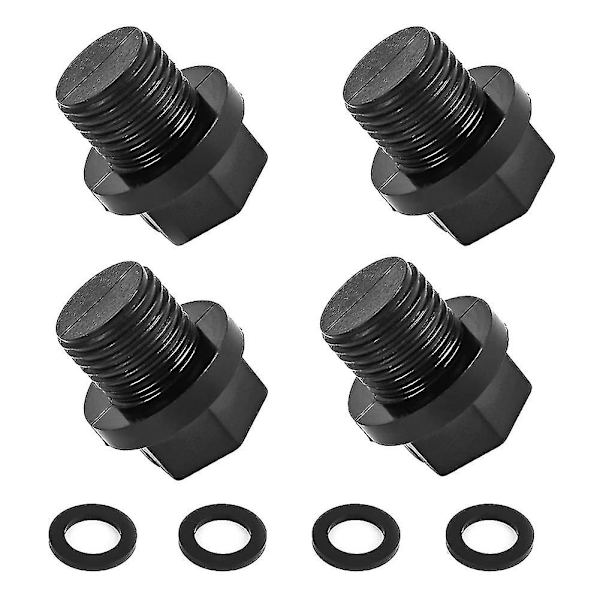 4 Pak Drænpropper Med O-ringe Pumpeprop Poolfiltre Udskiftning Pool Dræn Pumpeprop Spx1700fg F