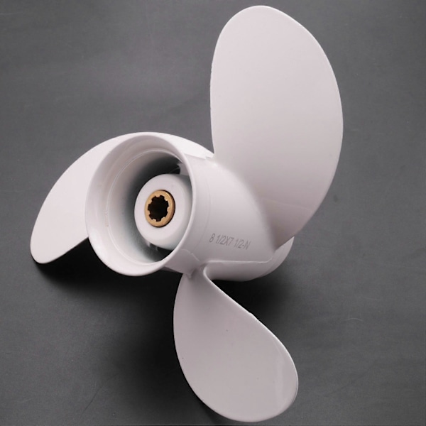 Båtpropeller 6G1-45943-00-El 8 1/2 X 7 1/2 För Yamaha Utombordsmotor 6-8Hk Aluminiumlegering 3 Blad