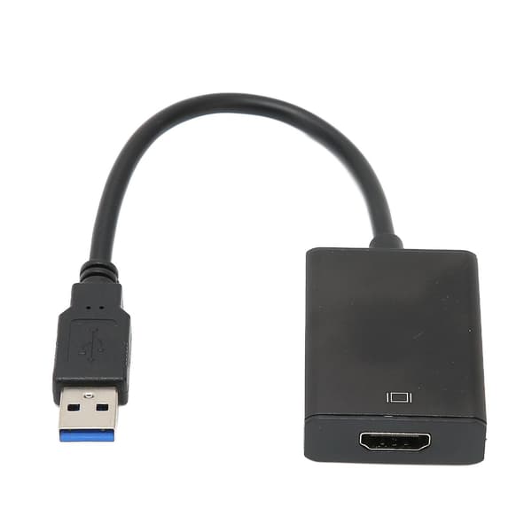 USB 3.0 til HDMI-adapter Hann til Hunn Gratis High Definition Multimedia Interface Konverter