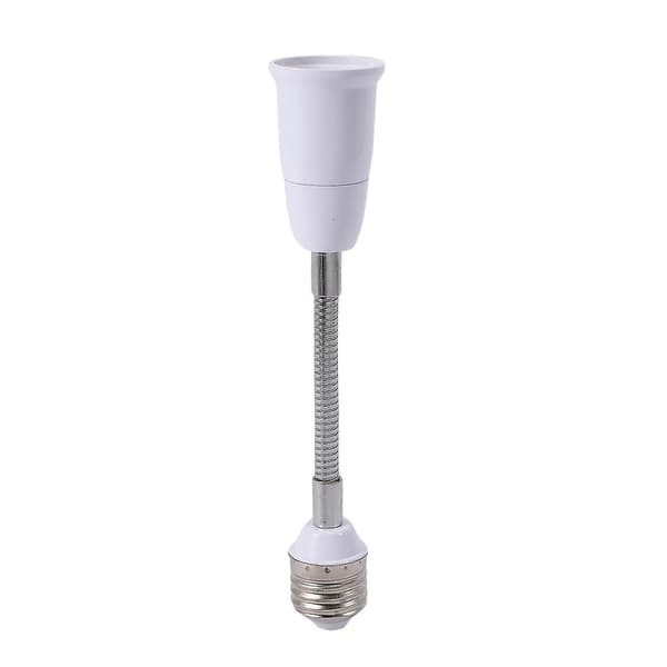 LED Lyspære Lampeholder Konvertere Adapter Fleksibel E27 til E27 20cm Lengde Fleksibel Forleng Sokkel