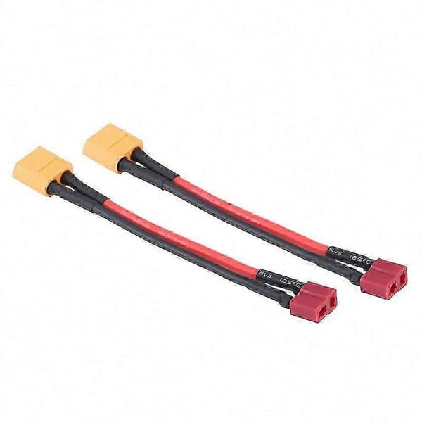 2 stk. Deans T-stik hun til XT60 han-stikadapter til RC-modeller