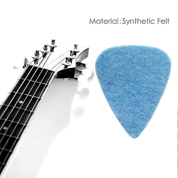 Ukulele Plektrum Filtplektrum För Ukulele Och Gitarr, 8 Stycken Gitarrplektrum, Flerfärgade