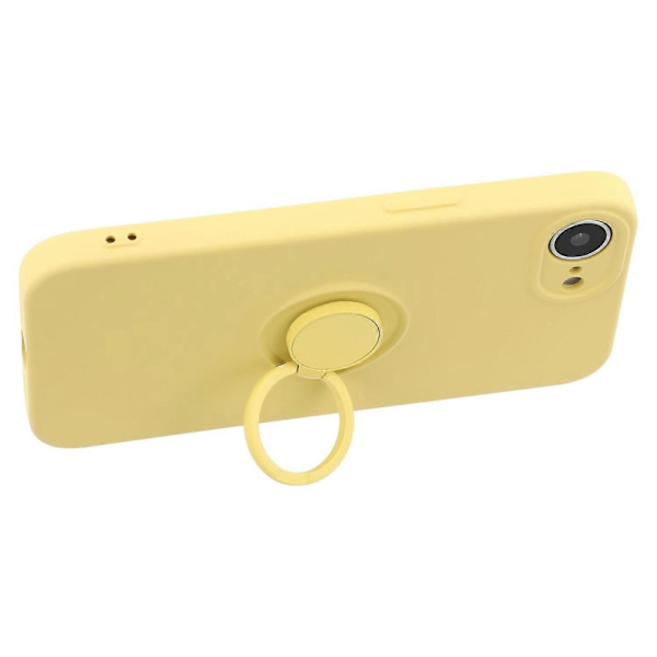 Silikonskal med rem, ring och stativ för iPhone 16e
