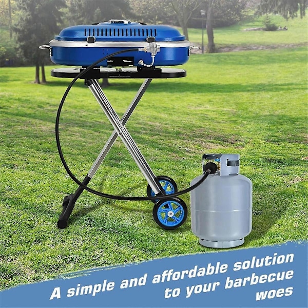 Grill Regulator til Roadtrip Grill med 4 Fods Propan Adapter Slange, Perfekt Erstatning C001, 5010000743