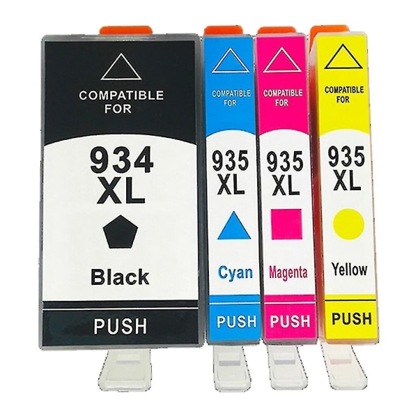 934xl 935xl Full Ink Cartridge Med Chip Kompatibel För Hp Officejet Pro 6812 6830 6815 6835 6230 Skrivare Påfyllningsbar