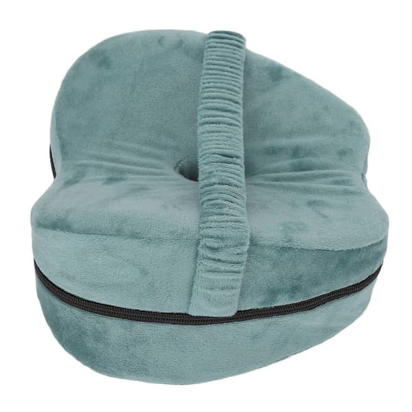Knepute Bomull Elastisk Trekk Memory Foam Benpute Ergonomisk Side Sovende Benputer GrønnYMMR)