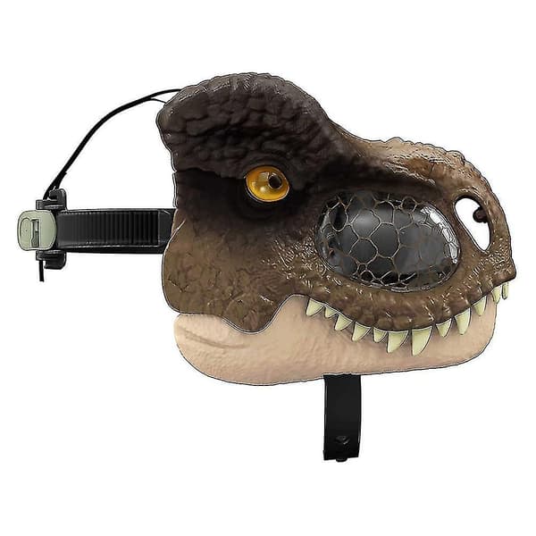 Dinosaurmaske Halloween Dækning Simulation Dinosaur Modellering Til Halloweenfest