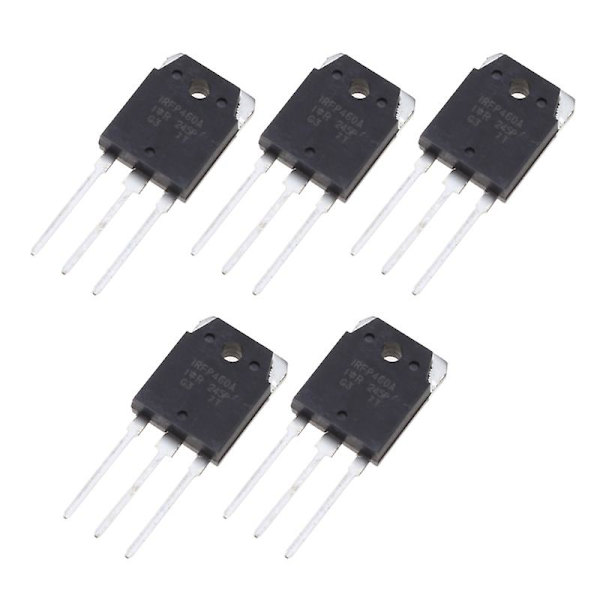 5 stk./sæt IRFP460 Felteffekt Transistor 20A 500V Power MOSFET N-kanal Transistor TO-247