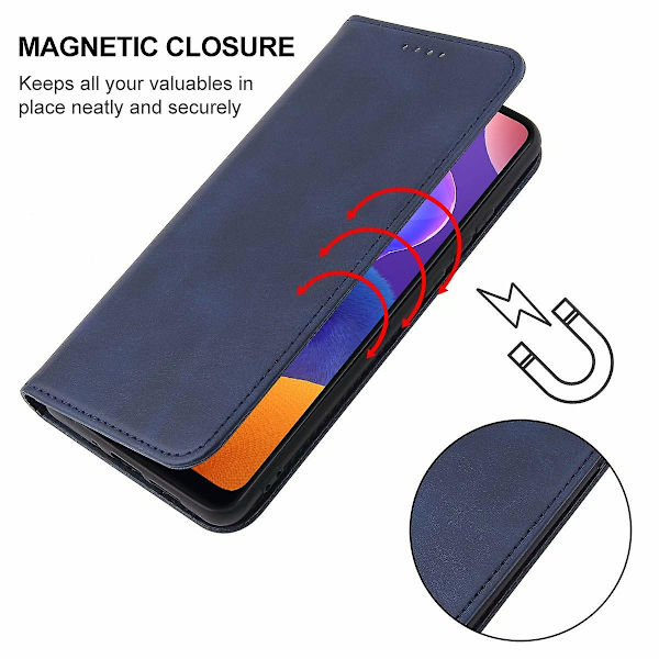 Magnetiskt stängbart läderfodral för Samsung Galaxy A31