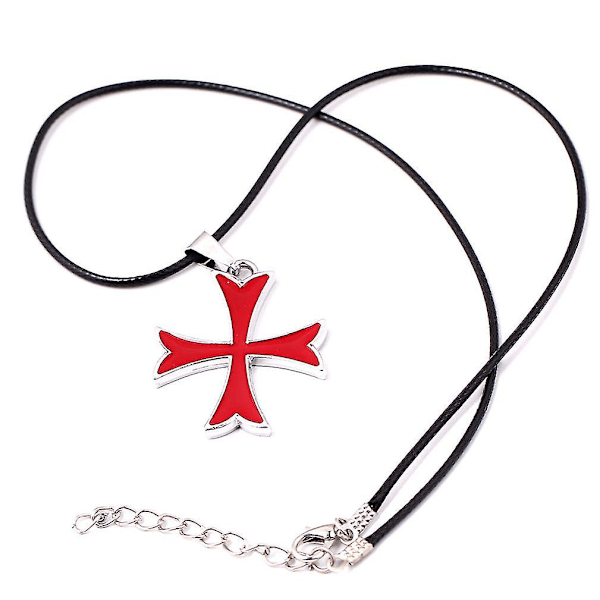 Knights Templars Anime Halskjede Smykke Vedheng Cosplay Tilbehør Julegave
