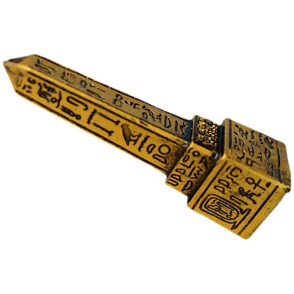 Egyptisk Obelisk Figur Egyptisk Tårn Statue Skrivebords Egyptisk Tårn Figur