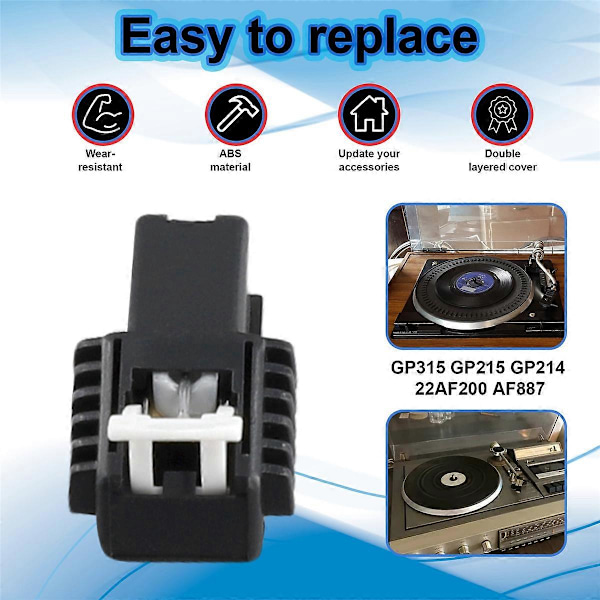 Korvaava neula PHILIPS GP315 GP215 GP214 22AF200 AF887 LP vinyylilevysoittimelle
