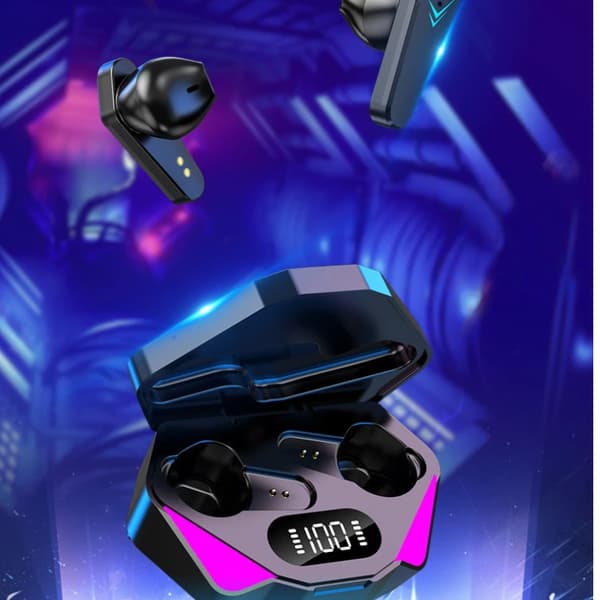 Bluetooth-headset, trådlöst gamingheadset med digital batteridisplay, en del