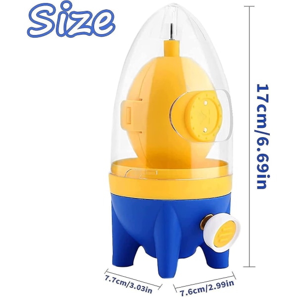 Äggulesmixer, Snabb Manuell Äggmixer Bärbar Äggmaskin, Ägg Shaker Ägg Spinner För Kök Blandning Ägg  TA