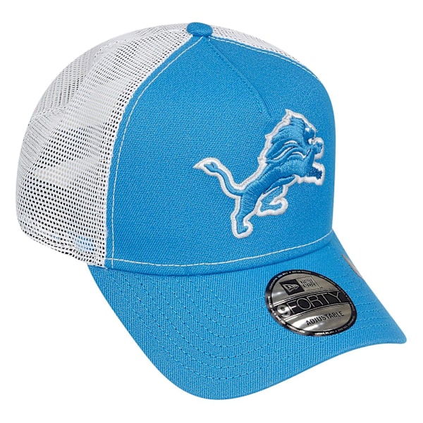 New Era A-Frame Snapback Trucker Cap - Detroit Lions sky