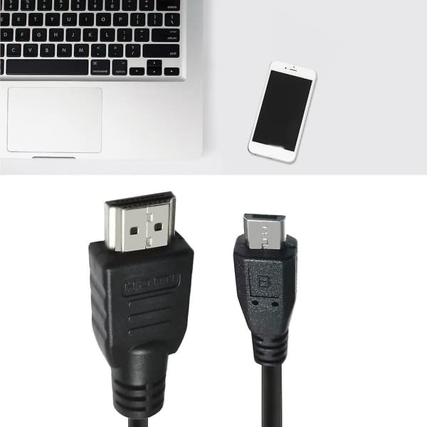 1M HDMI til Micro USB Kabel Adapter Han Data Opladningsledning Konverter Stik