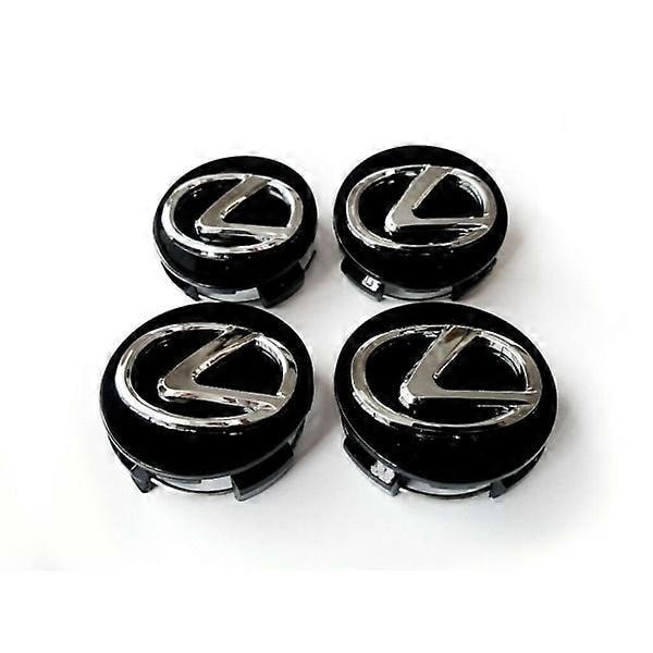 LX03 - 62MM 4-pack Navkapslar Lexus Silver one size