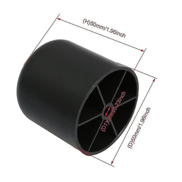 4 st 50*50mm Runda Plastmöbelfot Soffa Stolfot Ws16