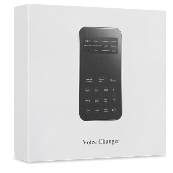 Röstförändrare/Förklädnad/Modulator, 12 ljudförändringslägen