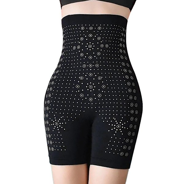 Kvinnors is silke jon fiber reparation formande shorts hög midja rumpa lyftare is fiber restaurering shapewear