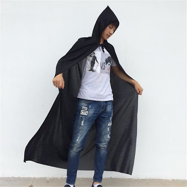 Mænds Kappe Til Voksen Robe Halloween Kostume Hættetrøje Uniform