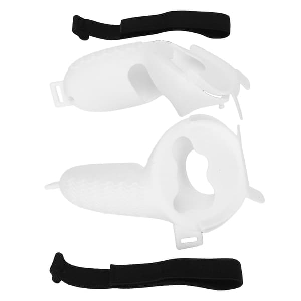 Gripdeksel for Oculus Quest 2 Silikon VR Håndtakhylse Anti-Fall Tilbehør Hvit