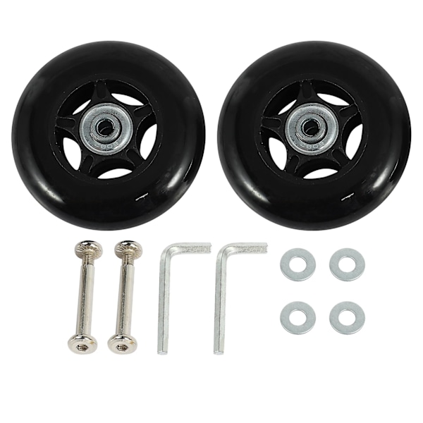 2 Sarjaa Matkalaukkujen Vaihtopyöriä OD 80mm