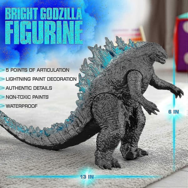 Dhrs 2021 Godzilla Actionfigur 12\" Hode Til Hale Actionfigur Leke For Gutter Og Jenter G