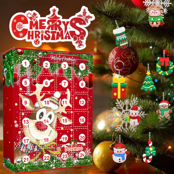 Julklappsförpackning med överraskningar Julklappsförpackning med överraskningar Adventskalender Julklappsförpackning med överraskningar 2