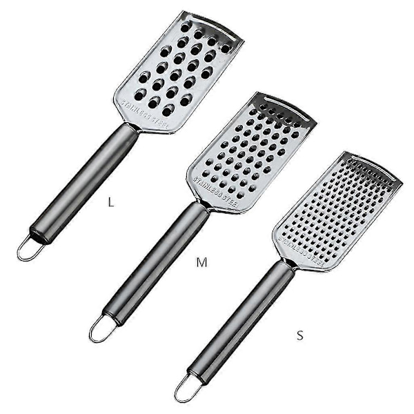 Rostfritt Stål Ost- och Potatisrivare Multifunktionell Citronzest Kitchen Tools