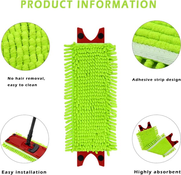 Vileda UltraMax/UltraMaT 2-delt mikrofibermopp 2-i-1 mopp mikrofiberklut mikrofibermopptrekk mikrofibermopprefill for alle harde gulv