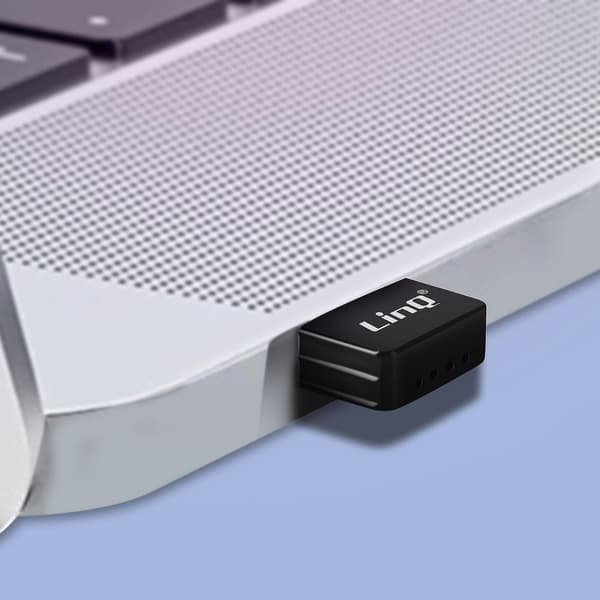 USB WiFi Stick 150Mbps Netværksadapter Ultra-kompakt LinQ Sort