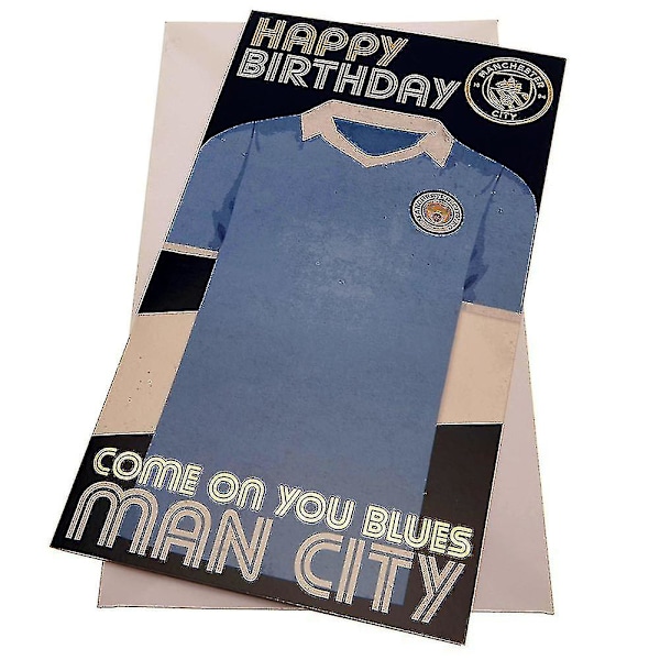 Manchester City FC Retro Fødselsdagskort