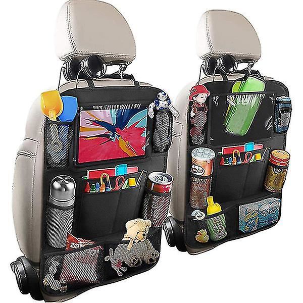 2-PAK Universal bilbagesæde mobil / tablet holder sort