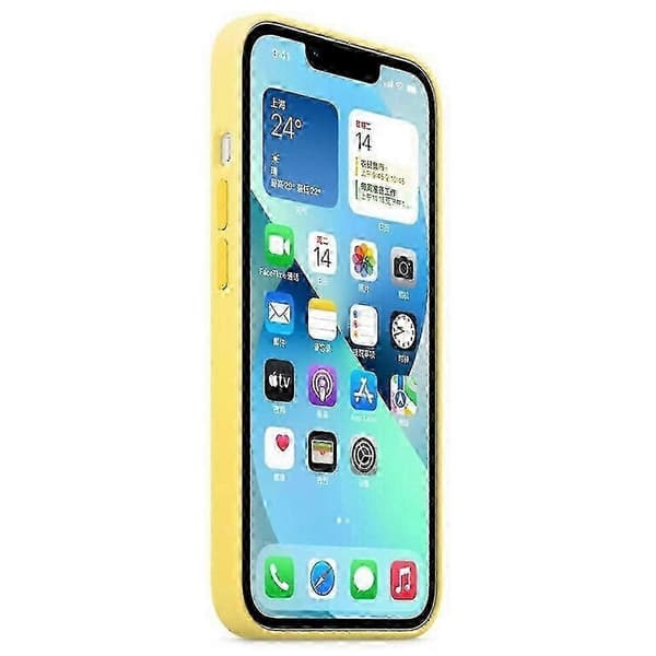 For Iphone 13 Mini Deksel Kompatibelt Med Magsafe Flytende Silikon Telefon Bakdeksel [induksjon Popover]