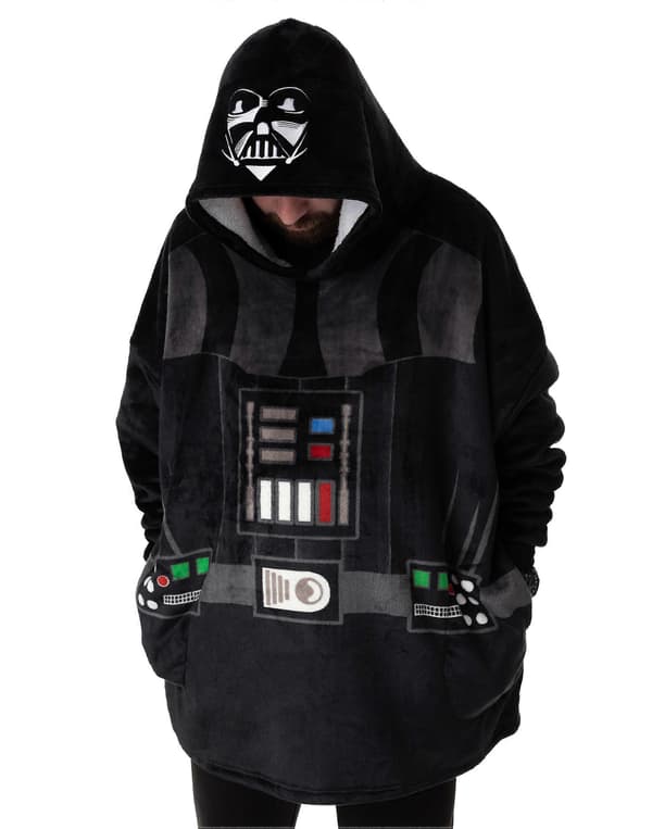 Star Wars Unisex Filttröja Svart Darth Vader - One Size