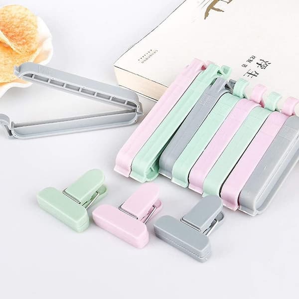 24 stk. poseclips, forseglingsclips, plastikposer, poseclips, forseglingsclips, plastikforseglingsclips, forseglingsclips