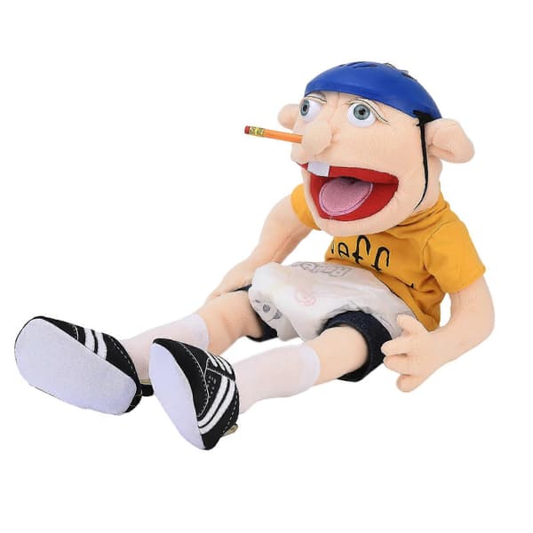 Jeffy Dock Puppet Jeffy Hand Puppet Plysch Leksak Fylld Dock Barnfödelsedagspresent Leksak