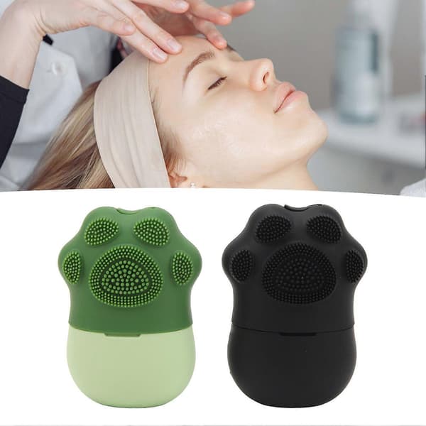 2 stk. isterningrulle-massageapparat kattekloform genanvendelig massage silikone isform YMMR)