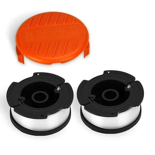 Orange Strimmer Dekselhette + Spole og Line for Black & Decker GLC3630L GLC3630L20 Hagegressklipperdeler