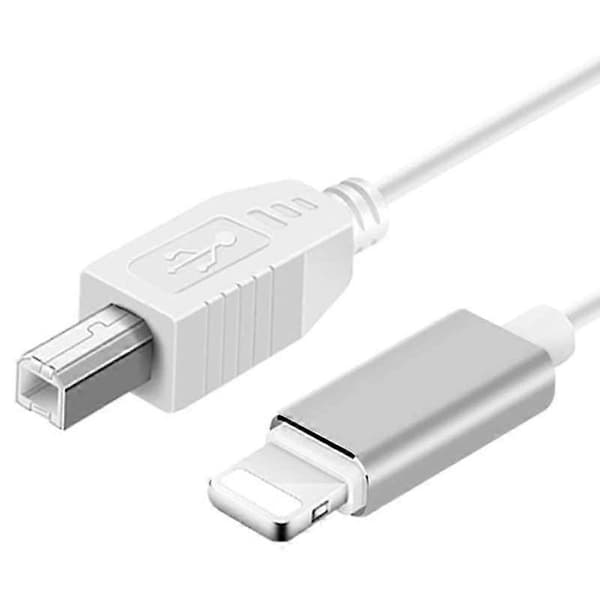 1m 8-pinners til USB-B MIDI-kabel for iPad / iPhone