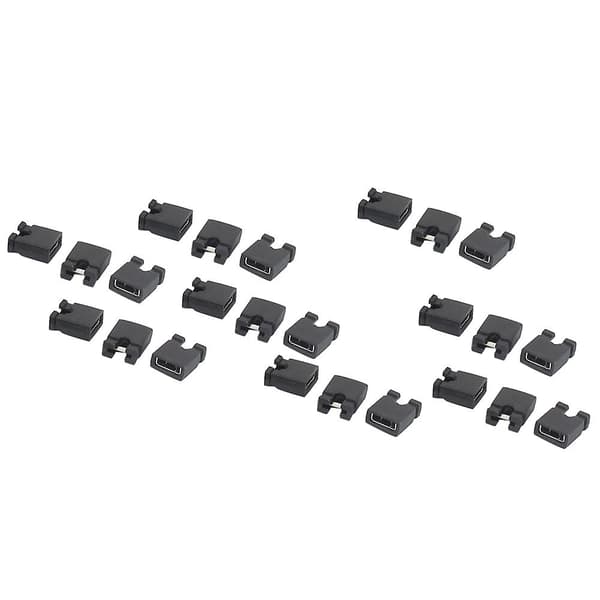 120 stk 2,54 mm Standard PCB Shunts Kort Mini Jumper Cap Connector