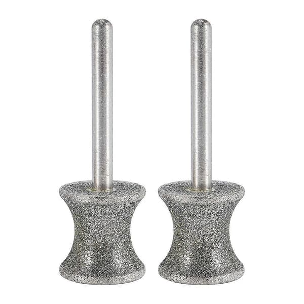 2-pack diamant nagelslipbits för roterande verktyg passar för
