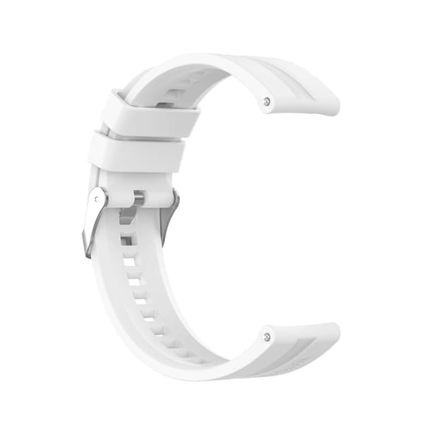 For Amazfit GTS 2e / GTS 2 20mm Silikon Klokkereim med Sølvspenne