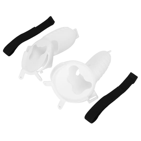 Gripdeksel for Oculus Quest 2 Silikon VR Håndtakhylse Anti-Fall Tilbehør Hvit