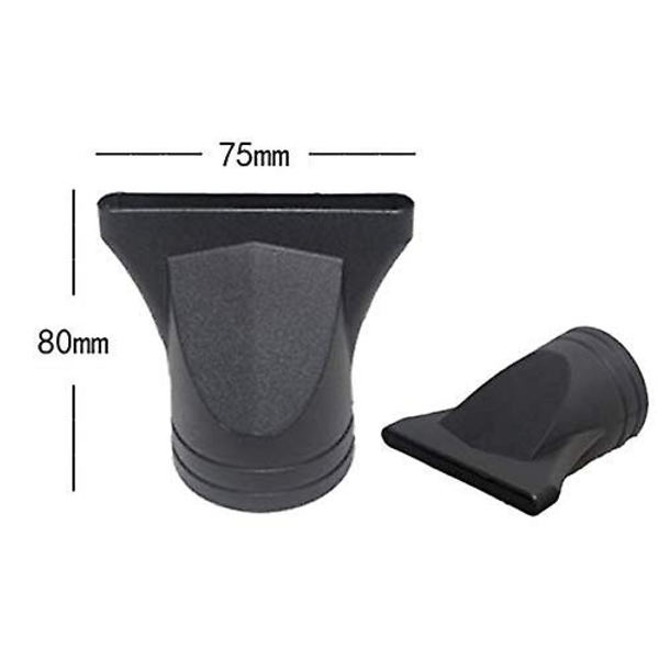 2-pack Svart Professionell Hårtork Diffuser, Hårtorksmunstycke Bred Design Plast Hårtorksmunstycke Re