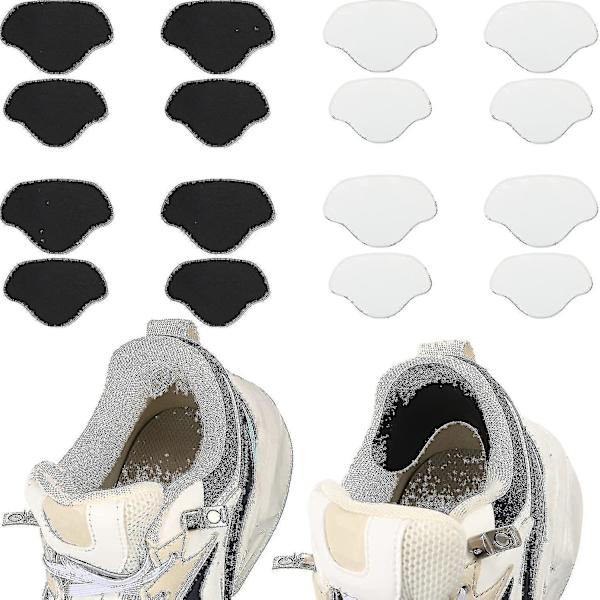 8 Par Skor Häl Reparationslapp Kit Skor Sneaker Hål Reparationslapp Självhäftande Skor Häl Slitage Hål Hög Kvalitet